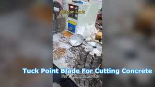 पेशेवर कंक्रीट काटने के लिए प्रीमियम 160 मिमी सिंटर्ड टर्बो ब्लेड