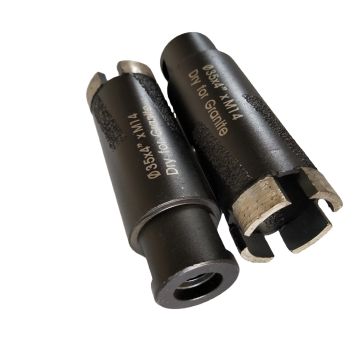 ग्रेनाइट के लिए एसजीएस आयुध डिपो 35 मिमी ड्राई डायमंड कोर ड्रिल ब्रेज़िंग रॉड्स के साथ होता है