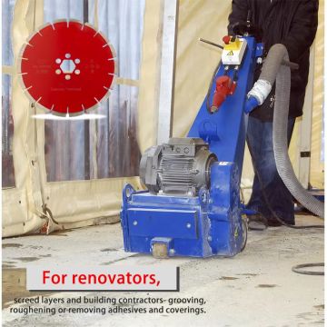 कंक्रीट ग्रोइंग 180 मिमी के लिए उच्च परिशुद्धता डायमंड कंक्रीट देखा ब्लेड