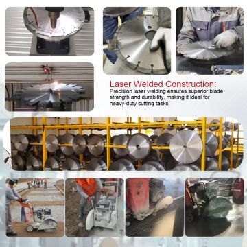 फास्ट कटिंग प्रबलित कंक्रीट के लिए 180 मिमी डायमंड टर्बो कटिंग देखा ब्लेड