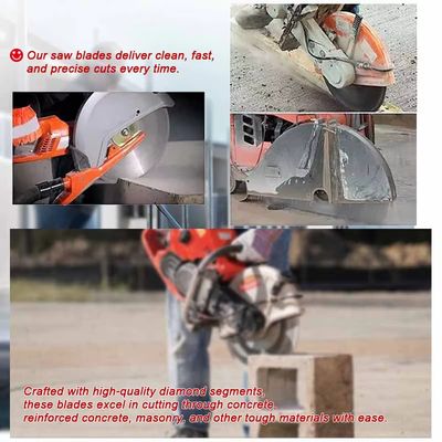 फास्ट कटिंग प्रबलित कंक्रीट के लिए 180 मिमी डायमंड टर्बो कटिंग देखा ब्लेड