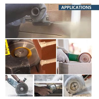 हार्ड सामग्री काटने के लिए जीबी 105 मिमी लेजर वेल्डेड टक प्वाइंट डायमंड ब्लेड