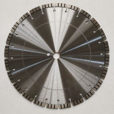 250 मिमी व्यास डायमंड कंक्रीट देखा ब्लेड / डायमंड टर्बो देखा ब्लेड