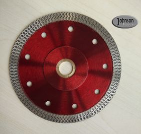 125 मिमी Sintered सिरेमिक टाइल देखा ब्लेड, चक्रवात मेष टर्बो डायमंड ब्लेड