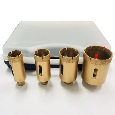 4pcs M14 50 मिमी वैक्यूम ब्रेज़्ड डायमंड टूल्स ड्रिल बिट मिनिमल चिपिंग